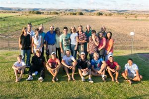 Golf Day at his farm house.